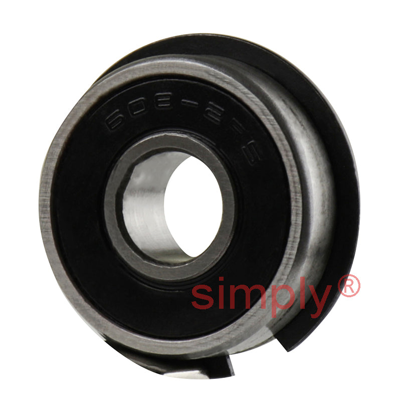 6082RSNR Budget Rubber Sealed Deep Groove Ball Bearing with Snap Ring 8x22x7mm