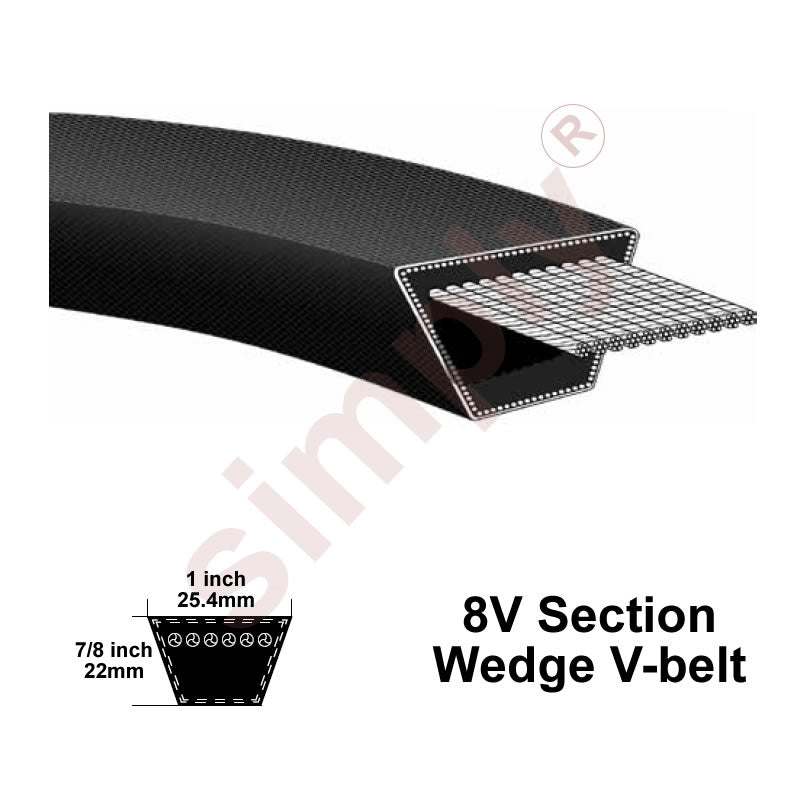 8V3550 Pix Narrow Profile V-Belt