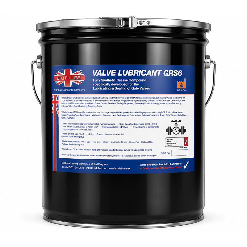 Brit-Lube Valve Lubricant GRS6 3kg - Allow 2-3 Days