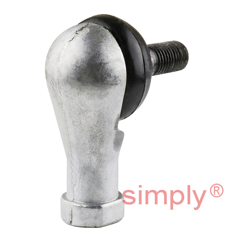 Premier Budget LHSA10L Left Hand Thread Studded Elbow L-Ball End Joint M10x1.25mm Thread
