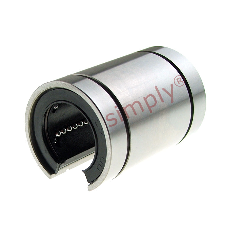 LMB40UUOP Imperial Open Linear Ball Bushing with Rubber Seals 2.5x3.75x5 inch