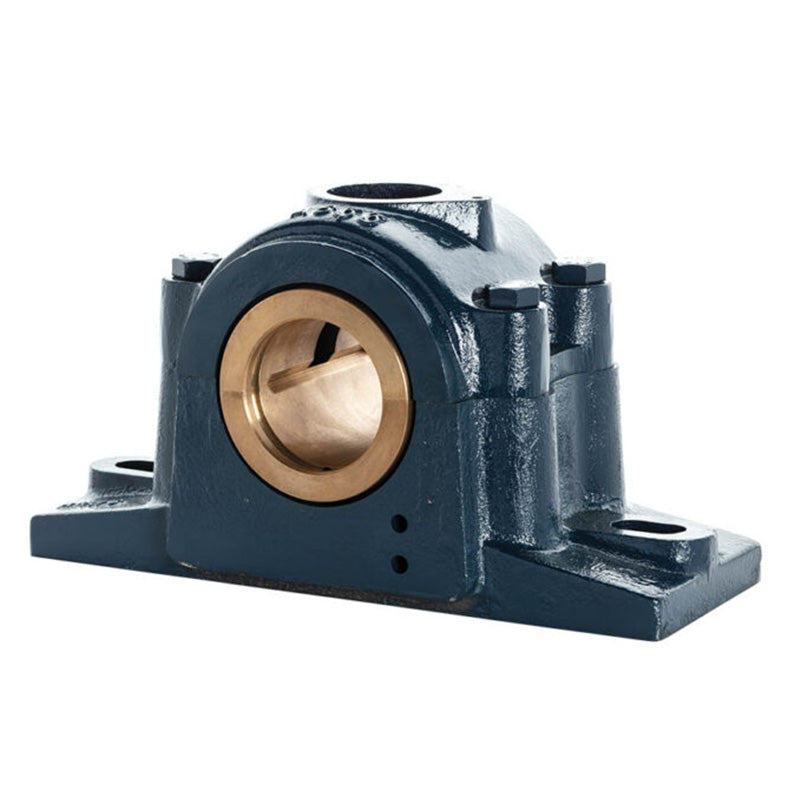 Major Brand LR28E Imperial Split Cast Iron Two Bolt Pillow / Plummer Block Housing with 1-3/4 inch Bore Gunmetal Bush Insert - Allow 3-4 Weeks