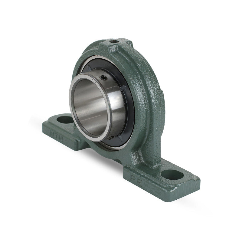 NTN UCPE210D1 Metric Ductile Cast Iron Two Bolt Pillow / Plummer Block Housing with 50mm Bore Insert - Allow 2-3 Days
