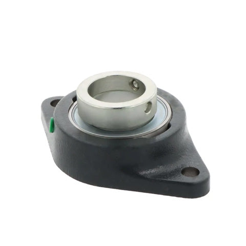 INA PCJ1-3/8 Four Bolt Cast Iron Square Housing with Eccentric Collar Insert 1-3/8 inch Bore