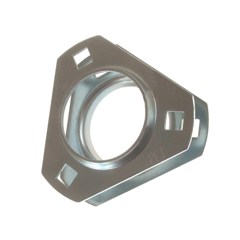 PFT206 1 Set of Pressed Steel 3 Bolt Triangle Flange Housing for 206 Inserts