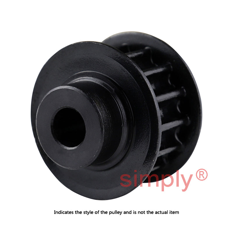 Drive-Flex PC8M-30S-62 - 8mm Pitch 30 Tooth Polychain and Synchrochain Steel Pilot Bore Timing Belt Pulley for 62mm Wide Belts