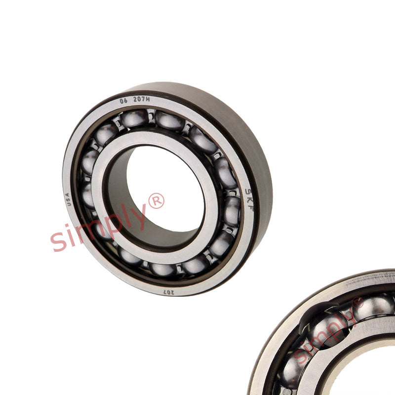 SKF 207 Open Type Filling Slot Ball Bearing 35x72x17mm