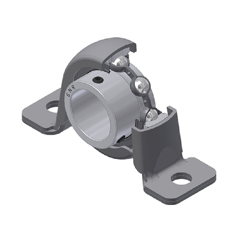 SNR USPP205-16 Imperial Pressed Steel Two Bolt Plummer Block Housing with 1 inch Insert - Allow 2-3 Days