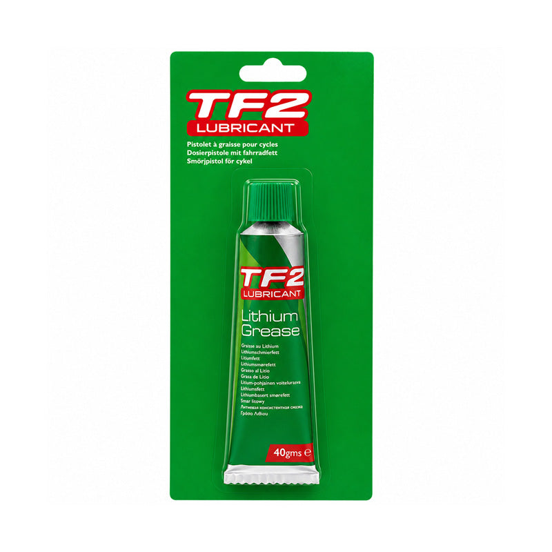 Carded 40g Tube Weldtite TF2 Lithium Grease for Wheels and Headsets