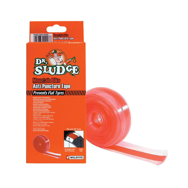 Dr Sludge Anti Puncture Tape Red (Mountain Bike)