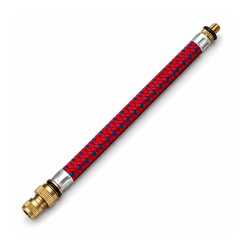 Universal Cycle Pump Connector Hose Schrader Connector with Presta/Woods Adaptor