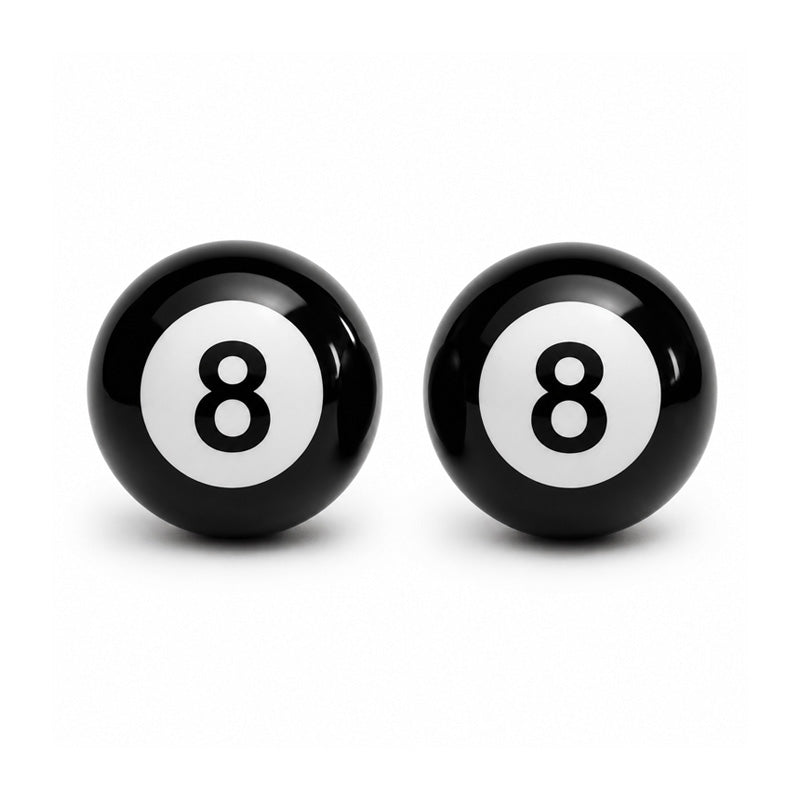 Pack of 2 8 Ball Valve Caps Schrader Type