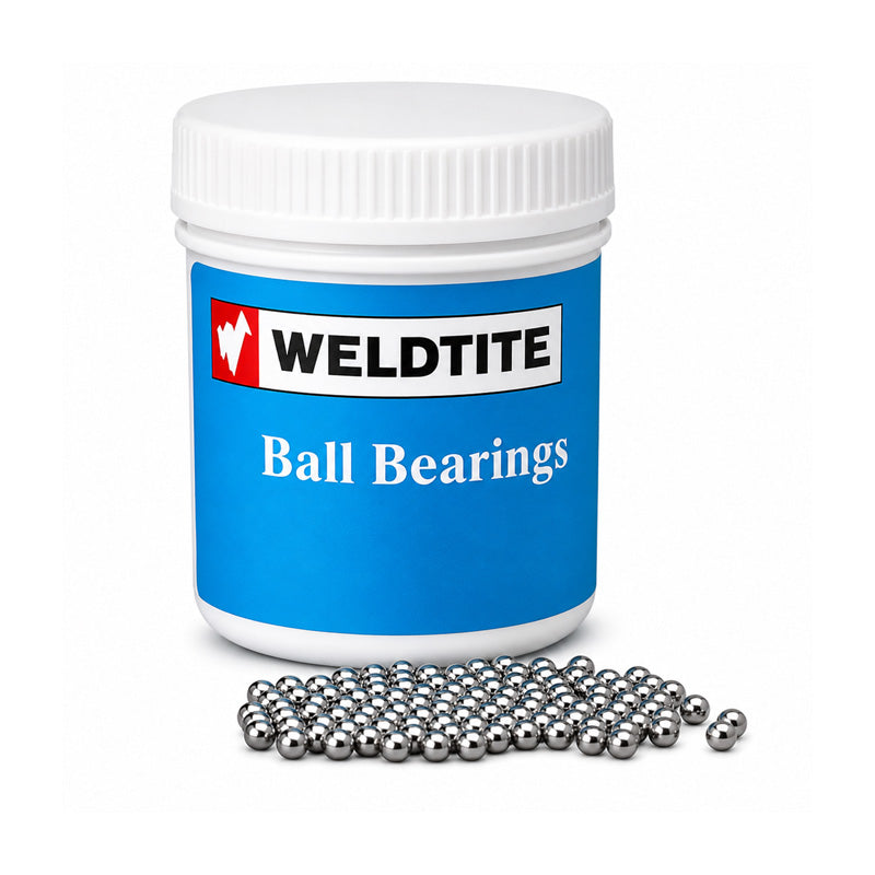 Approximately 325 x 7/32 inch Case Hardened Bicycle Ball Bearings in Storage Pot