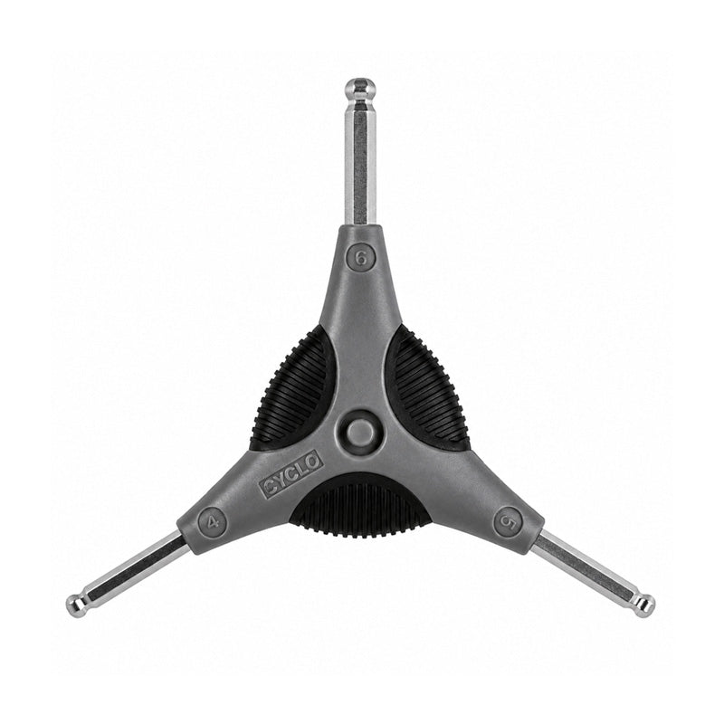 3 in 1 Cyclo Ball Ended Y Wrench Allen Keys 4/5 and 6mm