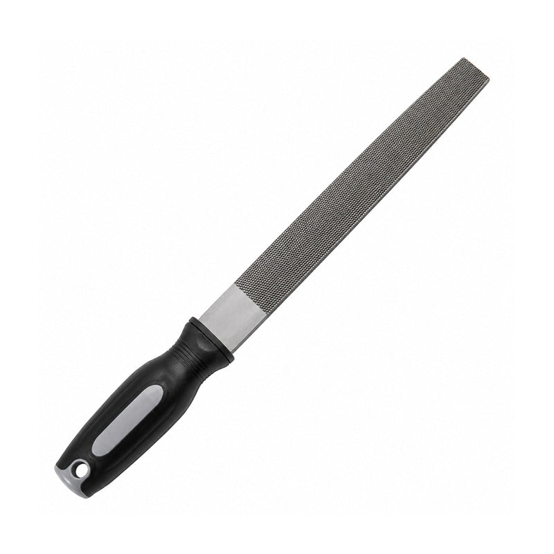 Cyclo Half Round File with Comfortable Rounded Plastic Handle