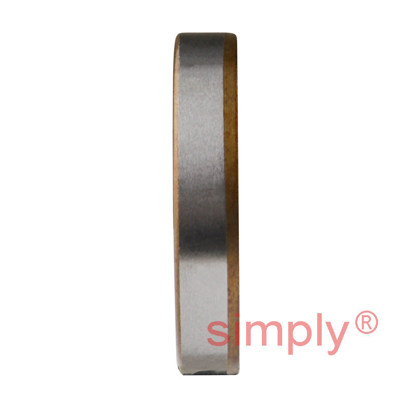 0.87x1.37x0.25 inch Metal Cased Nitrile Rubber Rotary Shaft Oil Seal with Garter Spring