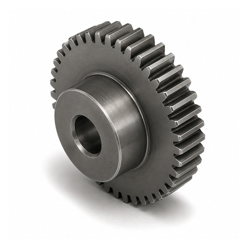 SS10DP/55B-0.875 Imperial EN8 Steel Spur Gear 55 Tooth 10 DP Bored 0.875 inch (H8)