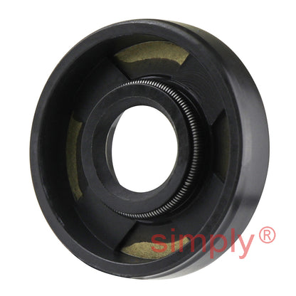 10x26x5.5mm Nitrile Rubber Single Lip Rotary Shaft Oil Seal with Garter Spring SC / R21