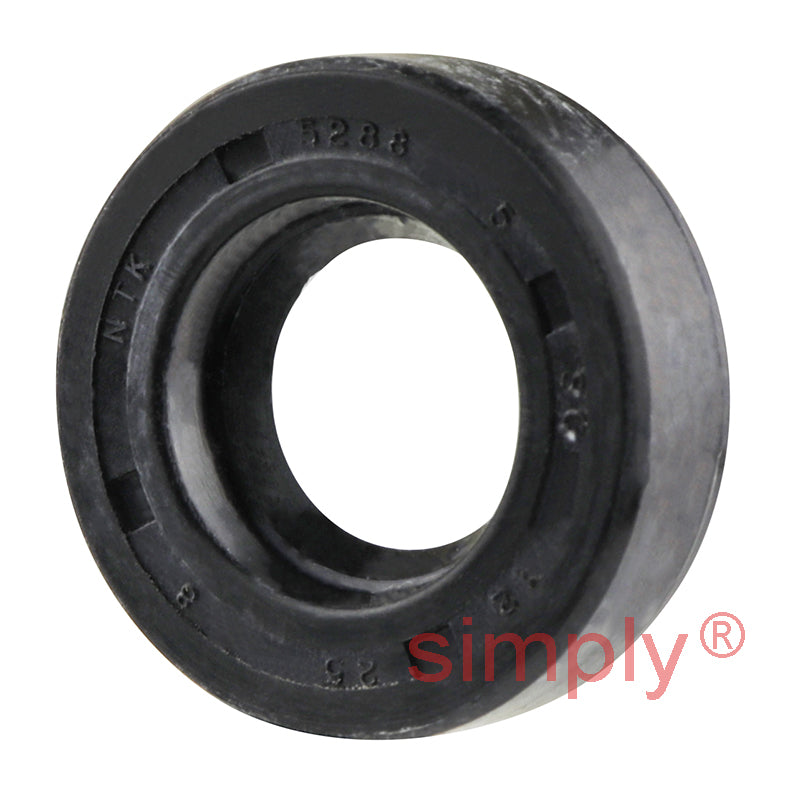 12x25x8mm Nitrile Rubber Single Lip Rotary Shaft Oil Seal with Garter Spring SC / R21