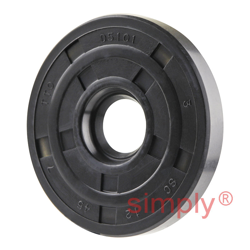 12x45x7mm Nitrile Rubber Single Lip Rotary Shaft Oil Seal with Garter Spring SC / R21