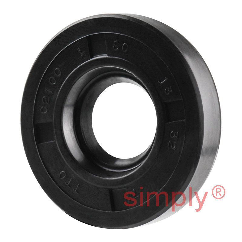 13x32x7mm Nitrile Rubber Single Lip Rotary Shaft Oil Seal with Garter Spring SC / R21