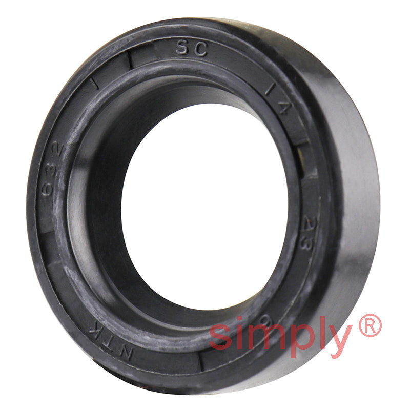 14x23x6mm Nitrile Rubber Single Lip Rotary Shaft Oil Seal with Garter Spring SC / R21