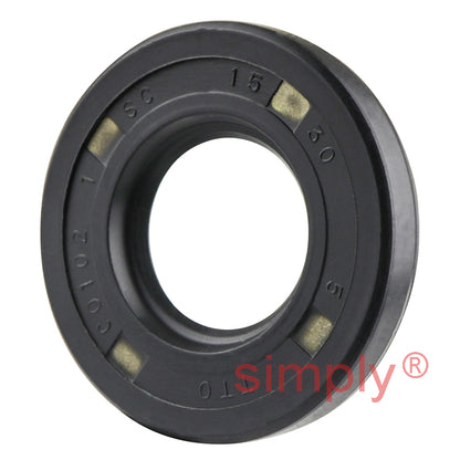 15x30x5mm Nitrile Rubber Single Lip Rotary Shaft Oil Seal SC / R21