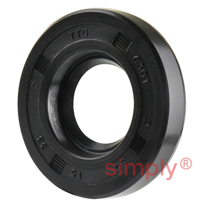 15x33x7mm Nitrile Rubber Single Lip Rotary Shaft Oil Seal with Garter Spring SC / R21