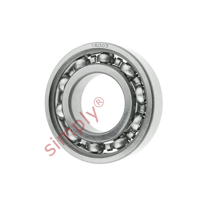Major Brand 16003 Open Deep Groove Ball Bearing 17x35x8mm