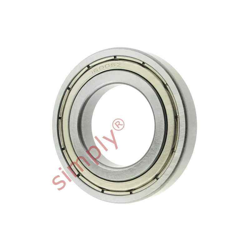 16005ZZ Budget Metal Shielded Deep Groove Ball Bearing 25x47x8mm