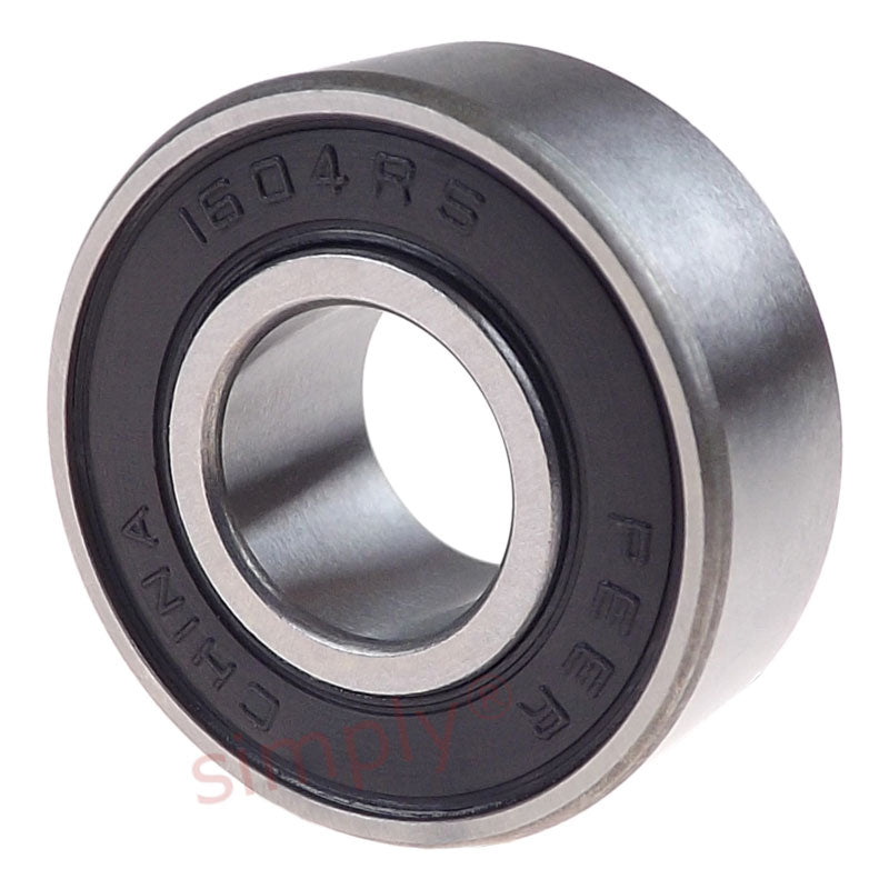 Major Brand 16042RS Rubber Sealed Deep Groove Ball Bearing 0.375x0.875x0.34375 inch