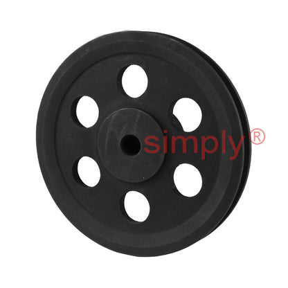 160X1SPZ 160mm Pitch Diameter SPB Section Pulley with 1 Groove Pilot Bore