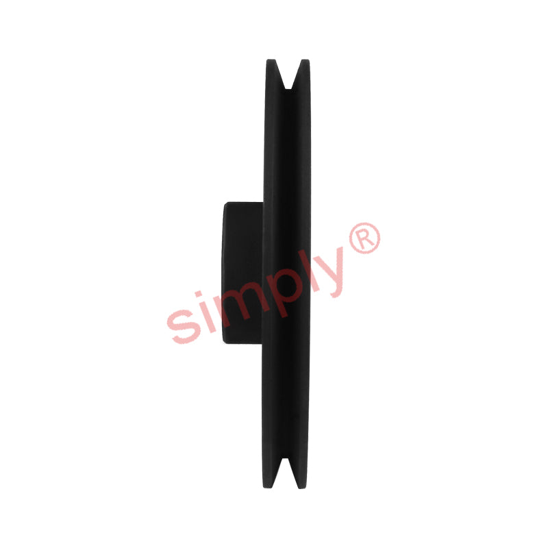 160X1SPZ 160mm Pitch Diameter SPB Section Pulley with 1 Groove Pilot Bore