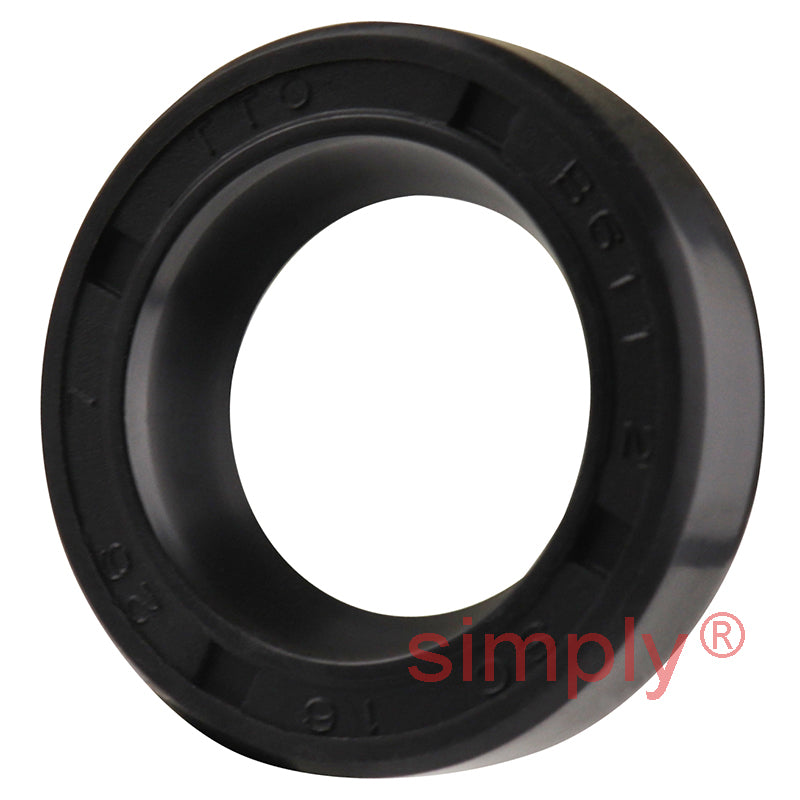 16x26x7mm Nitrile Rubber Single Lip Rotary Shaft Oil Seal with Garter Spring SC / R21