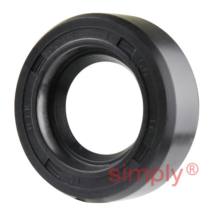16x30x10mm Nitrile Rubber Single Lip Rotary Shaft Oil Seal with Garter Spring SC / R21