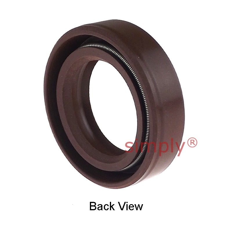 18x28x7mm TC / R23 Double Lip FKM Rubber Metric Rotary Shaft Oil Seal with Garter Spring