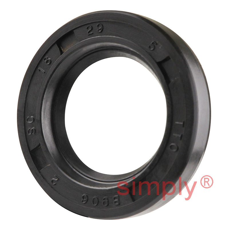 18x29x5mm Nitrile Rubber Single Lip Rotary Shaft Oil Seal SC / R21