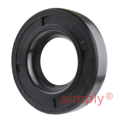 18x37x8mm Nitrile Rubber Single Lip Rotary Shaft Oil Seal with Garter Spring SC / R21