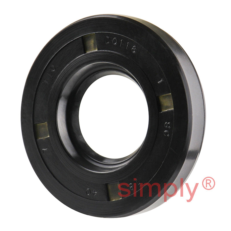 18x40x7mm Nitrile Rubber Single Lip Rotary Shaft Oil Seal with Garter Spring SC / R21