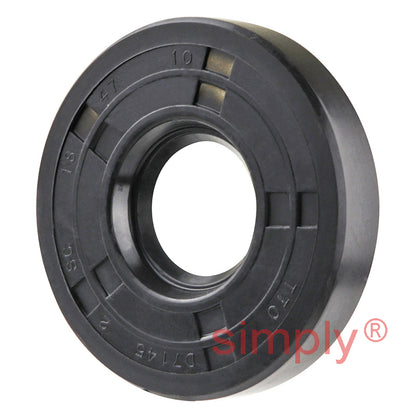 18x47x10mm Nitrile Rubber Single Lip Rotary Shaft Oil Seal with Garter Spring SC / R21