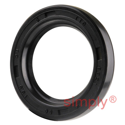 19.5x29x5mm Nitrile Rubber Single Lip Rotary Shaft Oil Seal SC / R21
