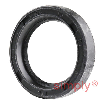 19x27x6mm Nitrile Rubber Single Lip Rotary Shaft Oil Seal with Garter Spring SC / R21