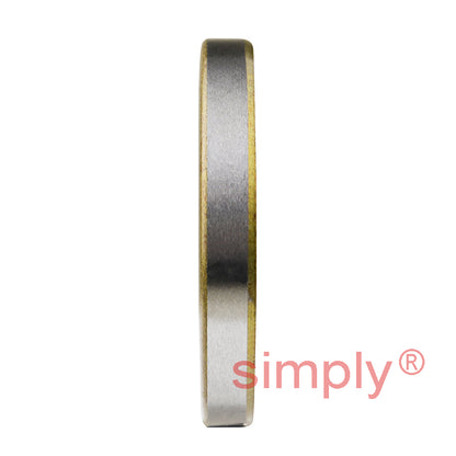 1.12x1.87x0.25 inch Metal Cased Nitrile Rubber Double Lip Rotary Shaft Oil Seal with Garter Spring R6 / TB Style