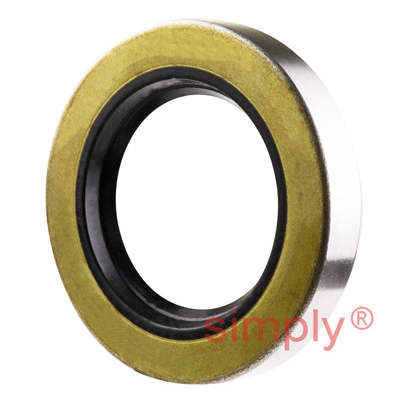 1.37x2.25x0.37 inch Metal Cased Nitrile Rubber Rotary Shaft Oil Seal R4
