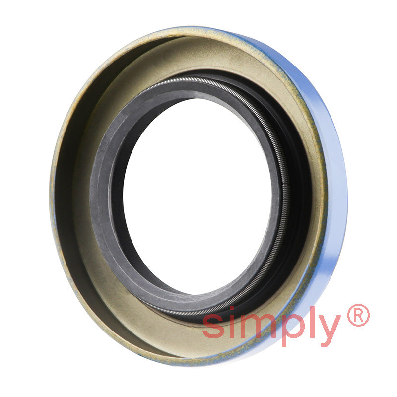 1.43x2.37x0.31 inch Metal Cased Nitrile Rubber Rotary Shaft Oil Seal with Garter Spring R6 / TB
