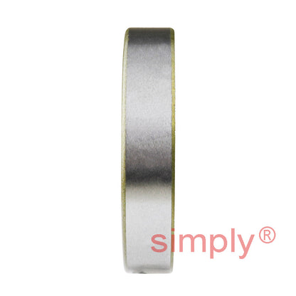 1.75x2.5x0.5 Metal Cased Nitrile Rubber Double Lip Rotary Shaft Oil Seal R6 / TB Style
