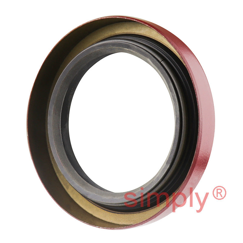 1.81x2.62x0.37 inch Metal Cased Nitrile Rubber Rotary Shaft Oil Seal with Garter Spring and Wiper Lip