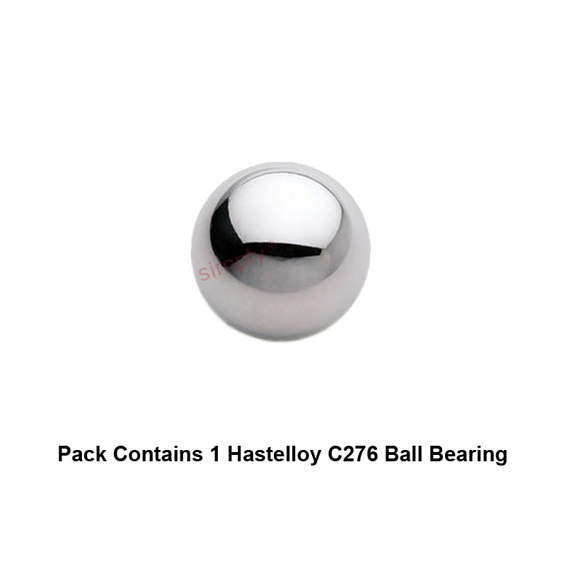 11/32 inch Diameter Hastelloy C276 Ball - Allow 1-2 Days