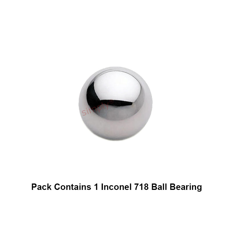 2.5mm Diameter Inconel 718 Ball - Allow 1-2 Days