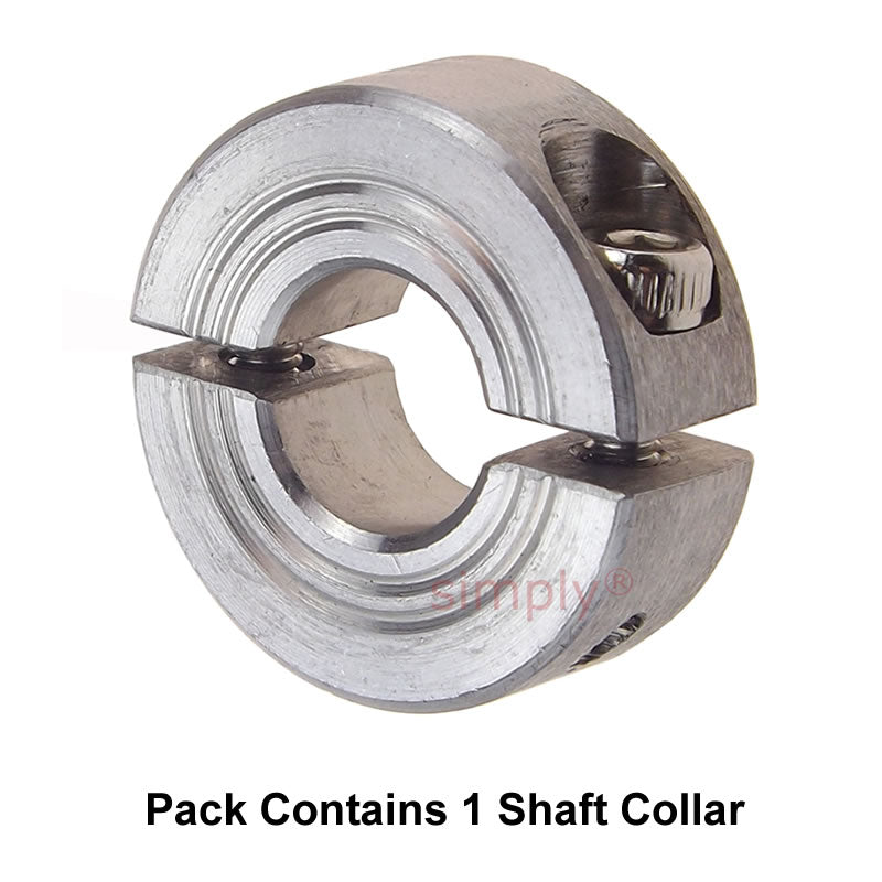 CADB30ST Stainless Steel Double Split Shaft Collar 30x54x15mm with Clamp Bolt